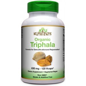 Organic Triphala 630 mg - 120 Veggie Capsules
